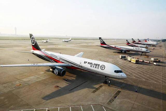 顺丰航空全货机机队。顺丰航空供图