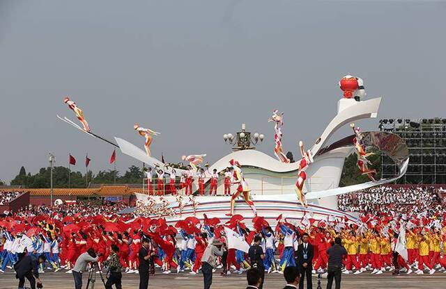 国庆大典  国庆主题彩车完整版图示