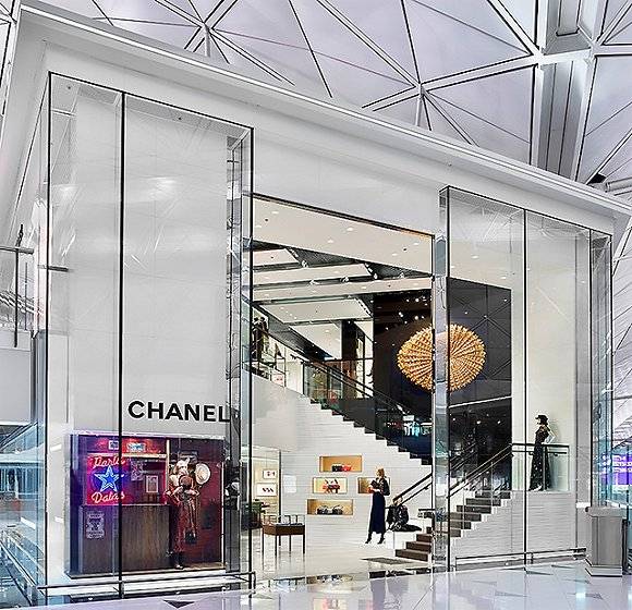 香港国际机场内的Chanel门店
