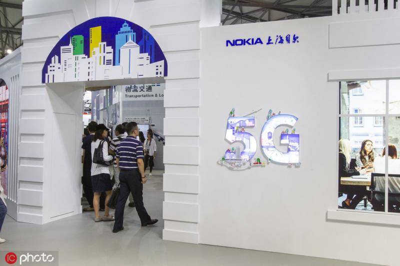 6月上海MWC2019，诺基亚参加展览（图源：IC photo）