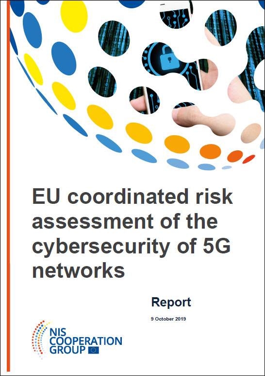 报告封面“欧盟对5G网络安全的协调风险评估”