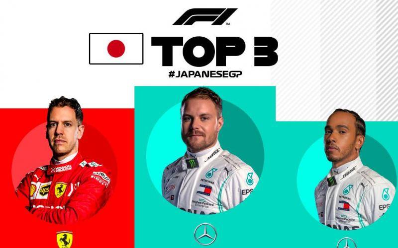 F1日本站博塔斯夺冠，梅赛德斯提前4站获车队总冠军