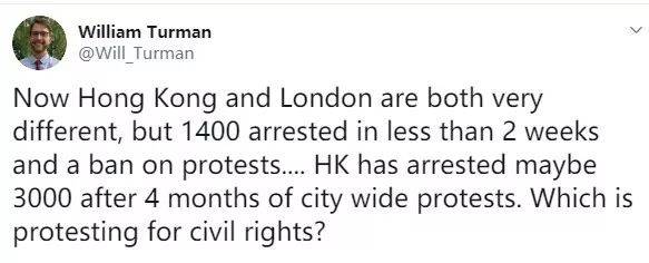 支持暴徒的人急了:英国给香港官方和北京“送脸”