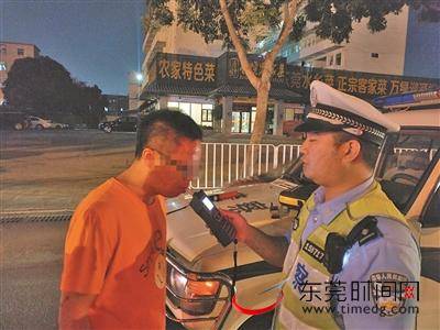 只学过几天驾驶就上路 无证男子酒驾超载被查