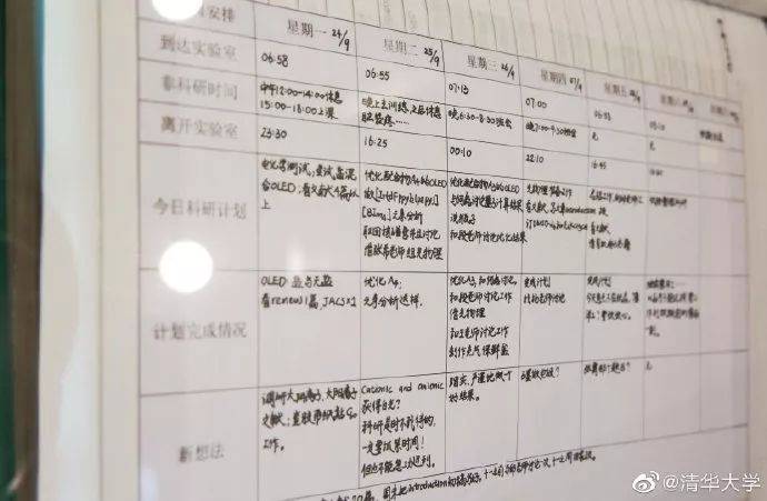 清华学霸作息表冲上热搜 网友：看完瑟瑟发抖