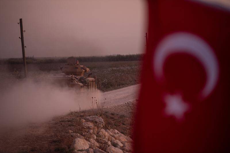 土军入侵叙北库尔德地区图片来源：视觉中国