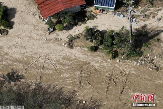 “海贝思”袭日致77人死 灾区降温“冷得无法入睡”