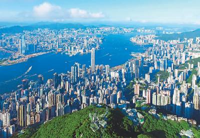 图为香港维港两岸景致。新华社记者吕小炜摄