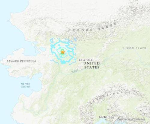 美国阿拉斯加发生5.2级地震 震源深度17.5千米