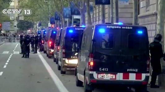 西班牙加泰乱局已造成超500人受伤 超300人被捕