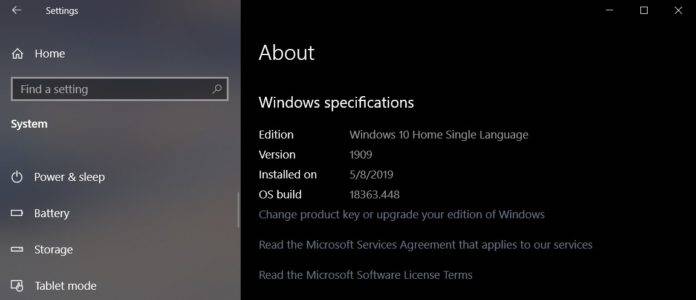 微软准备就绪 Windows 10 1909或于11月12日开启推送