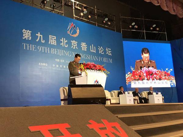 朝鲜人民武力省副相金亨龙发表演讲陈洋/摄