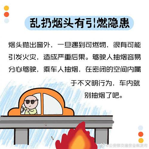 男子开车丢烟头不料被风吹回 结果悲剧(图)