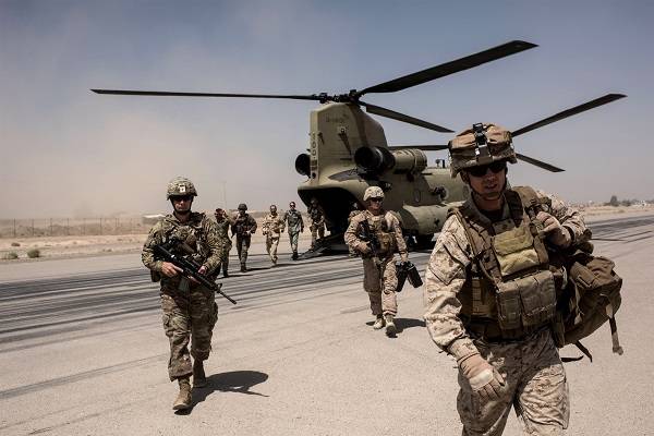 驻阿富汗美军（图源：NBC）