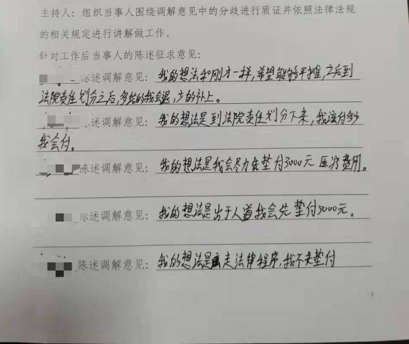 调解书部分截图。家属供图