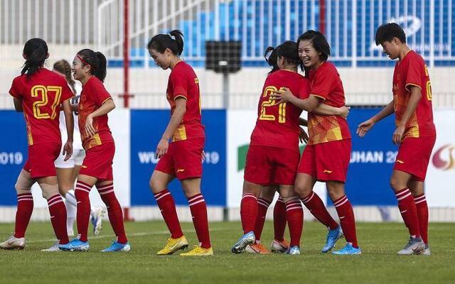 中国队挺进军运会女足决赛。图/视觉中国