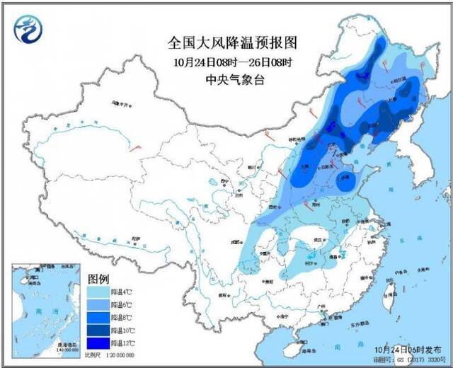 雨雪降温肆虐华北黄淮等地 华西阴雨绵延