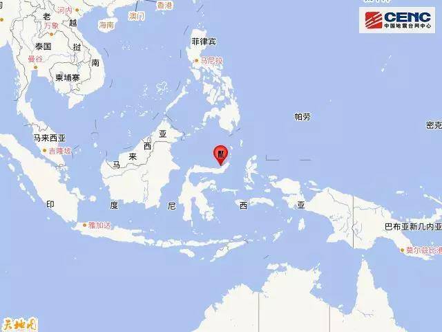 印尼米纳哈萨半岛附近海域发生5.6级地震