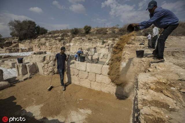 耶路撒冷发现1500年前教堂遗迹 精美拜占庭风格