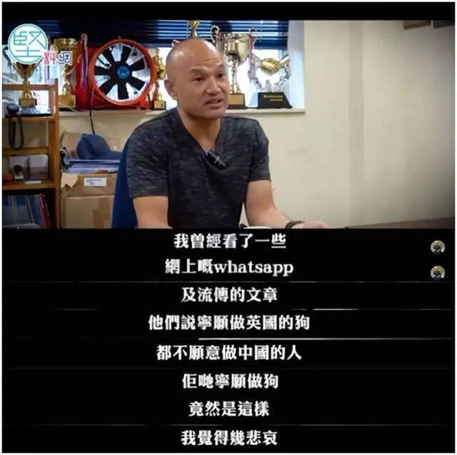 “他们宁愿做狗都不愿做人” 刘sir说很悲哀