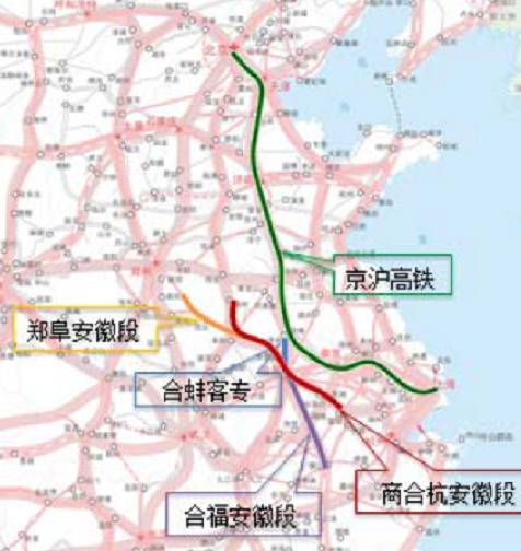 500亿收购案背后：京沪高铁公司布局安徽高铁网络