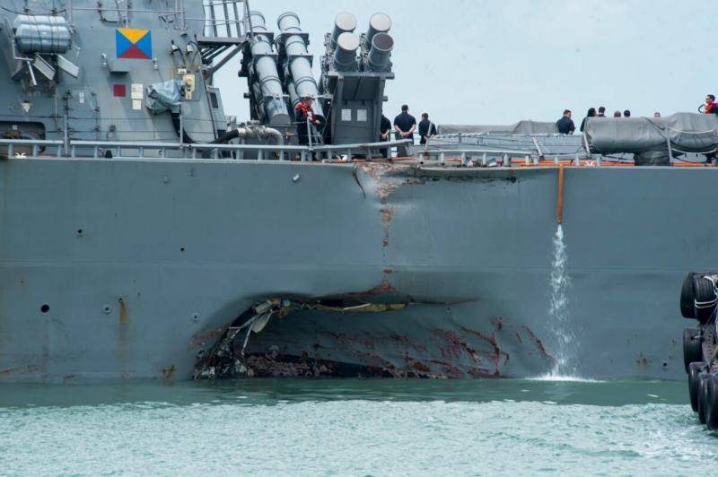 撞船事故2年后美军舰修复出海 还顺便升了个级