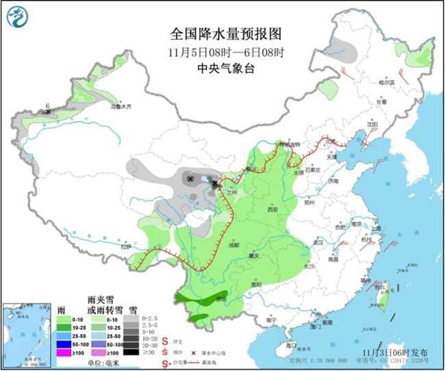 华北多地气温创新低 黄淮江淮大气扩散条件较差