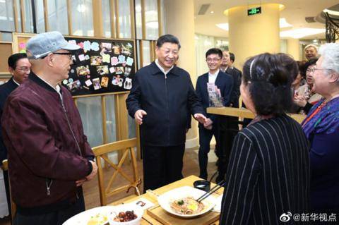  11月2日，习近平总书记在上海考察。（图源：新华视点微博）