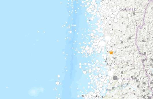 智利西部沿岸地区发生6.0级地震 震源深度49.1千米