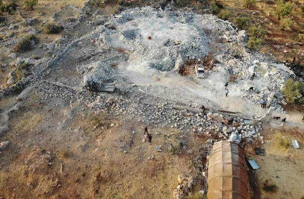 巴格达迪死亡地点（图源：法新社/GETTY）