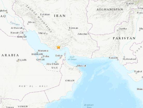 伊朗南部地区发生5.3级地震 震源深度10.0公里
