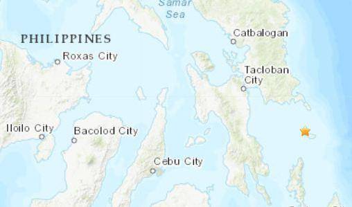 菲律宾苏朗甘西南方向发生5.2级地震 震源深度54.3公里