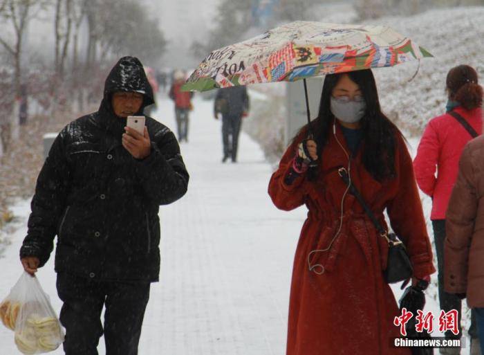 资料图：青海立冬降暴雪。中新社记者李培源摄