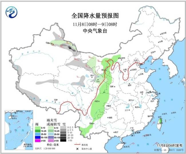 冷空气再来袭 雨雪降温将横扫北方