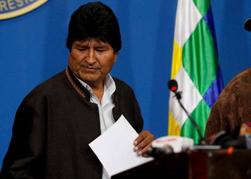 玻利维亚总统莫拉莱斯。图自IC photo