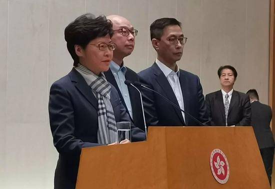 △香港特区行政长官林郑月娥会见媒体