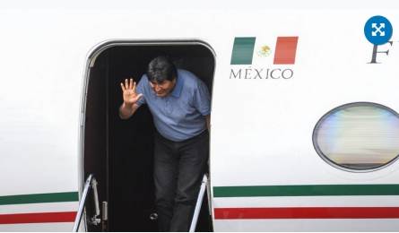 莫拉莱斯抵达墨西哥：感谢救命之恩 承诺继续战斗