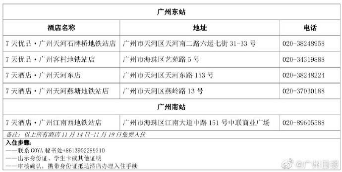 广州为在港内地生提供酒店 可免费入住7天