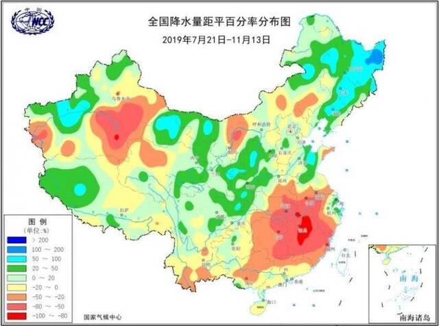 未来10天江南大部地区气象干旱仍将持续或发展