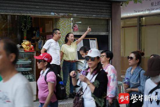 香港市民元朗集结 支持警察为正义发声