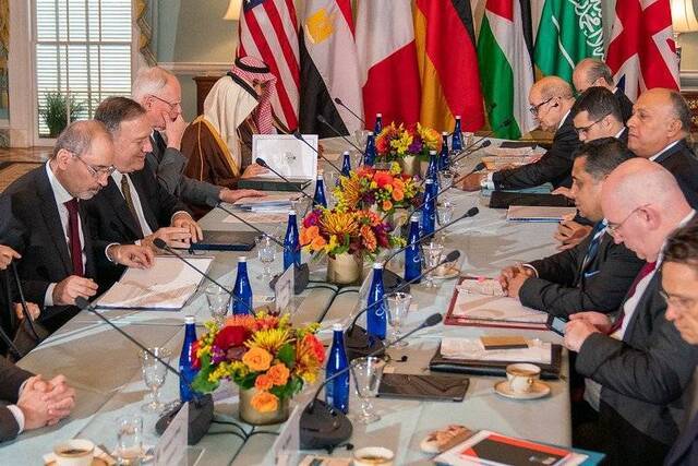  31国外长在华盛顿会见蓬佩奥，了解美国对叙利亚政策美国国务卿蓬佩奥推特截图