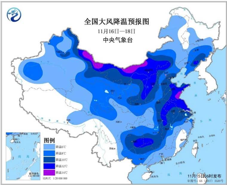 全国大部晴朗回温 新冷空气今夜来袭