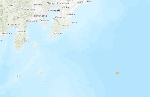 日本东南部海域发生5.3级地震 震源深度10公里