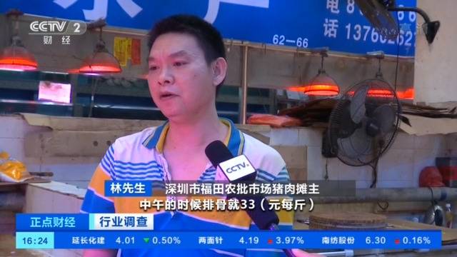 深圳猪肉零售价每斤下降3至5元 猪肉销量上涨