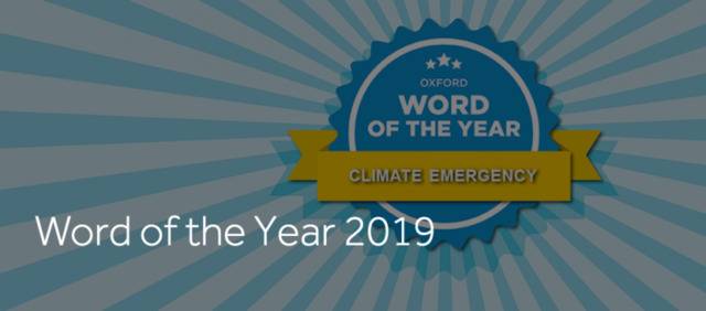 《牛津词典》2019年度词汇出炉：气候紧急状态