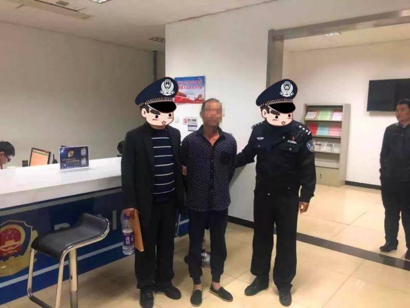 寿光警方抓获命案嫌疑人岳某民。来源：寿光公安