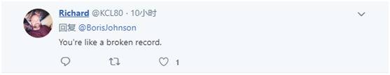 约翰逊一天内多次发推谈脱欧 网友:能说点别的不?