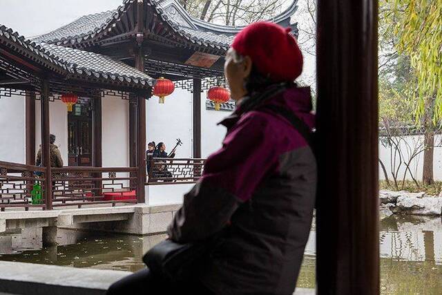 紫竹院里唱红歌颂竹子精神“紫竹傲雪”音乐会举行