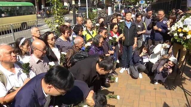 香港被砸身亡老伯之子:他只是个70岁手无寸铁老人