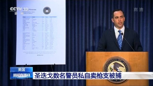 私自贩卖枪支 美国圣迭戈数名警员被捕